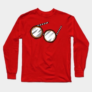 Circle Glasses Long Sleeve T-Shirt